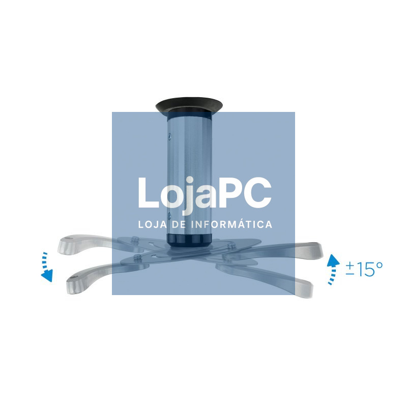 Tooq PJ1010TN-S Soporte Proyector Techo Plata — imagem 5
