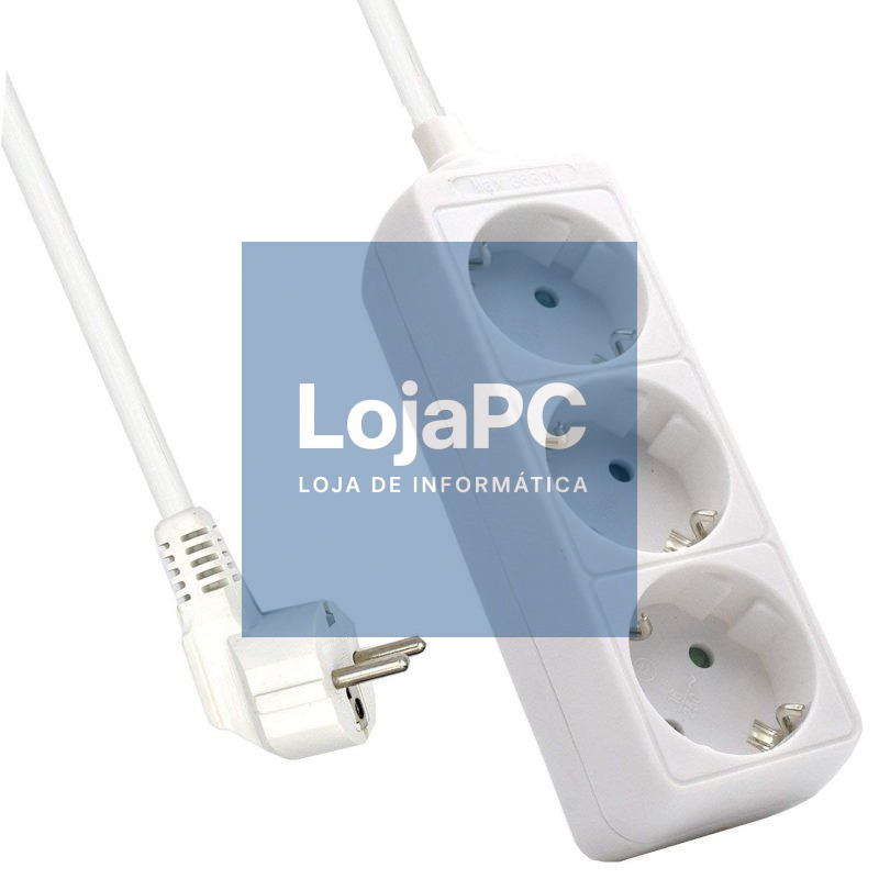 Ewent Ew3958 Regleta 3 tomas Blanco