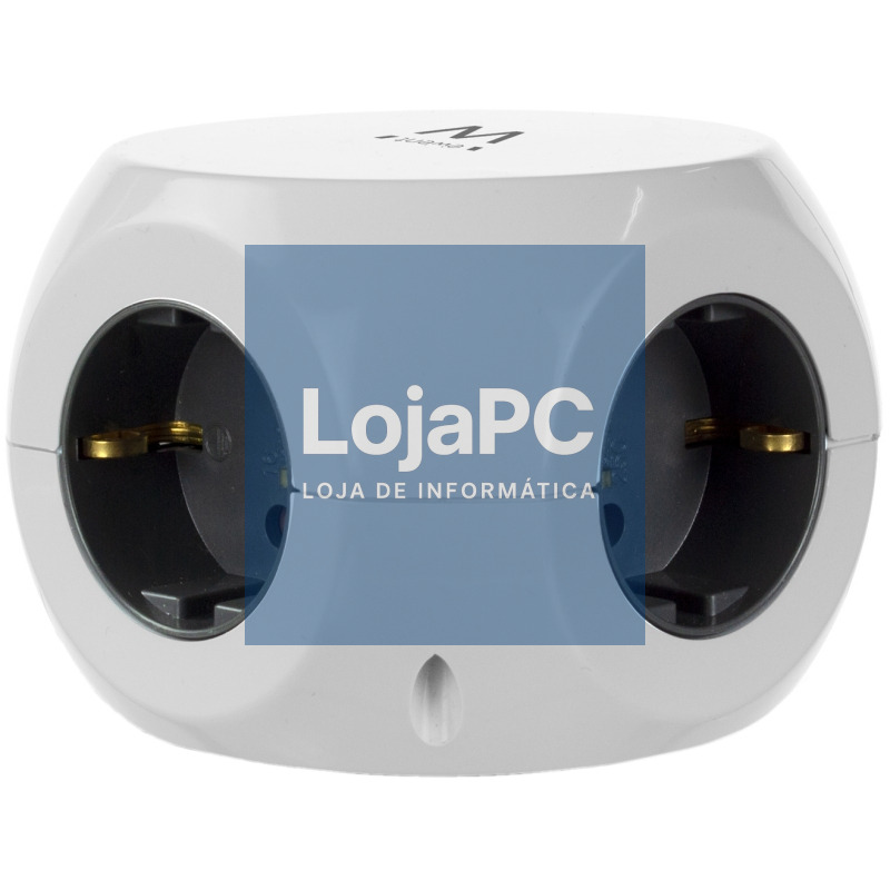 Ewent EW3939 REGLETA CUBO 3 TOMAS/3 USB BLANCO — imagem 2
