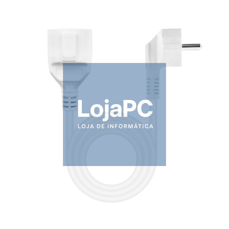 Nanocable Cable Alim. Alargador schuko blanco 2 M — imagem 3