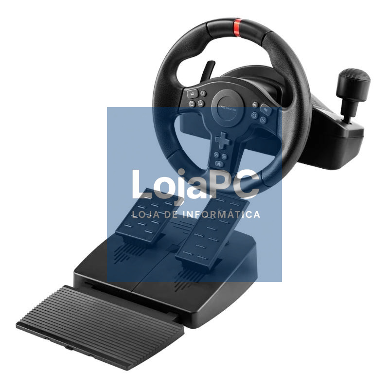 MARS GAMING Volante Simulación Carreras Negro