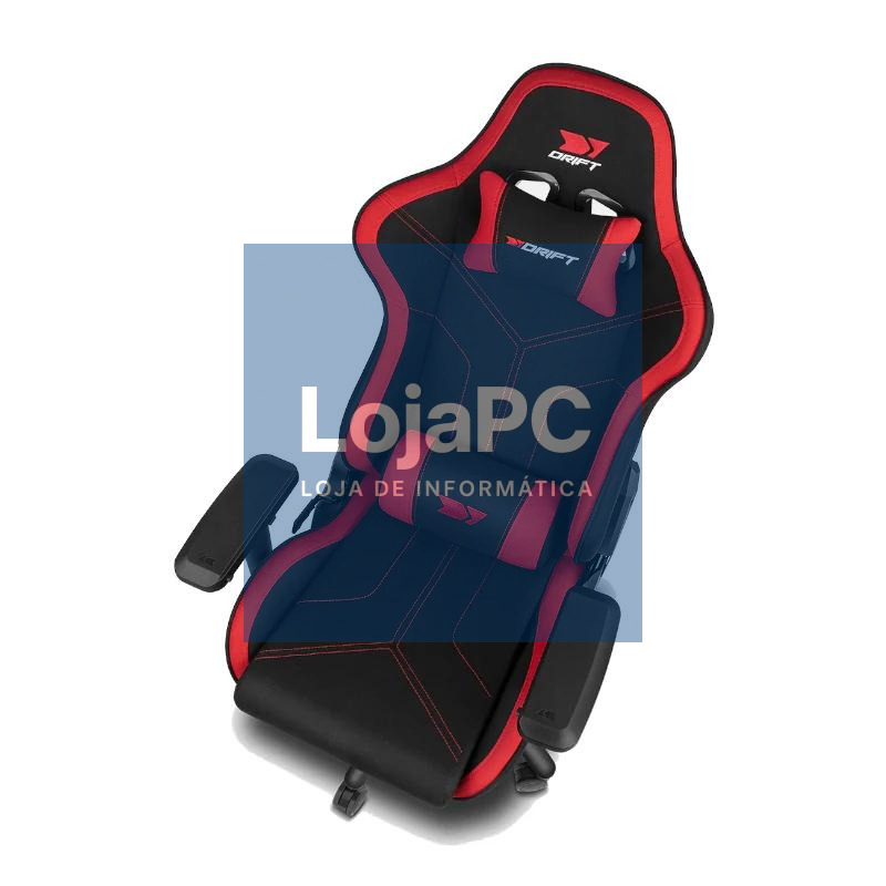 DRIFT Silla Gaming DR110 Negra/Rojo — imagem 2