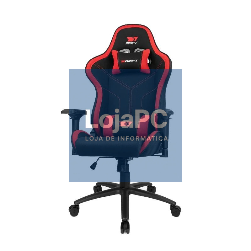 DRIFT Silla Gaming DR110 Negra/Rojo
