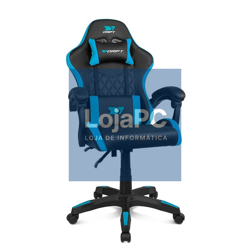 DRIFT Silla Gaming DR35 Negra-Azul — imagem 3