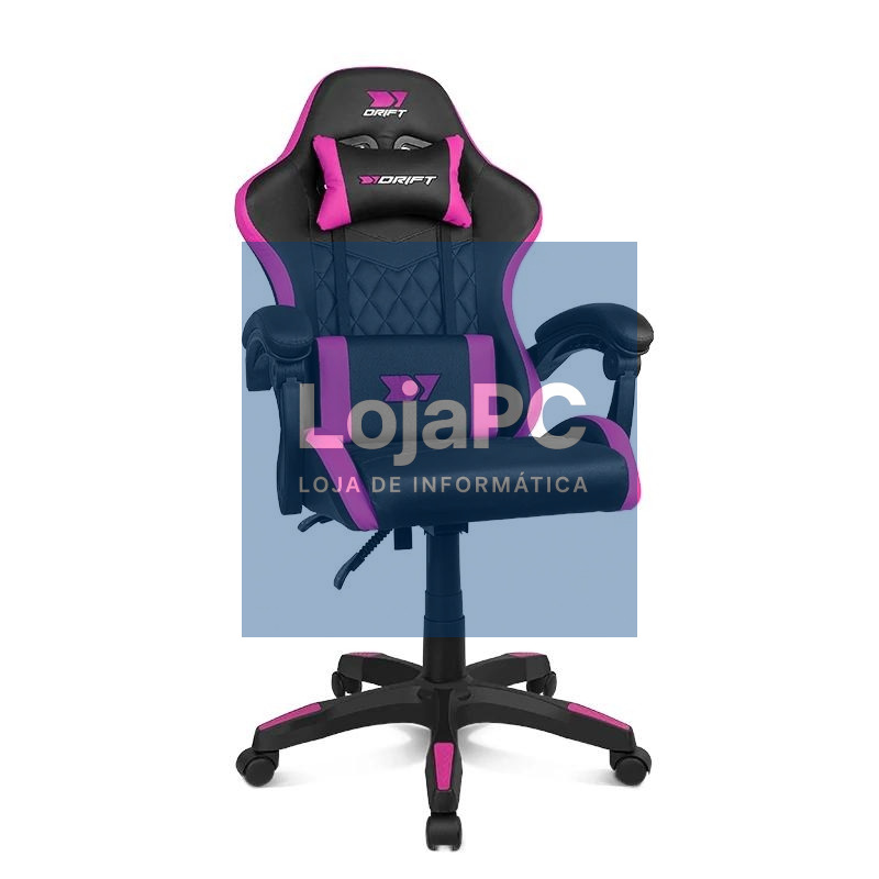 DRIFT Silla Gaming DR35 Negra-fucsia