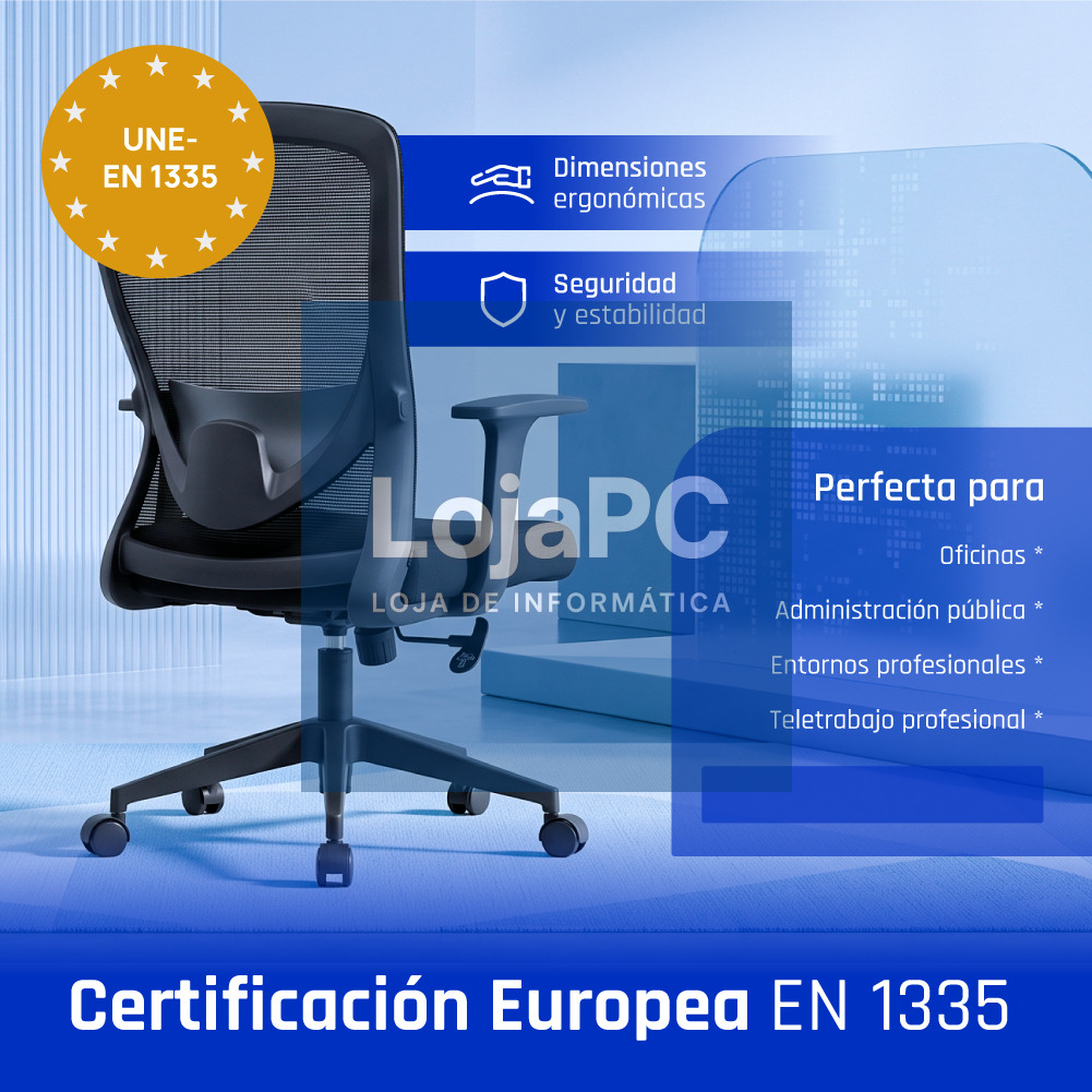 iggual Silla oficina Ergoline EN1335 150kg