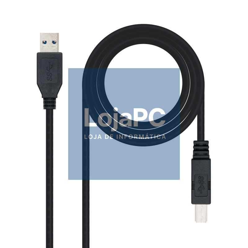 Nanocable Cable USB 3.0, impresora A/M-B/M, 2m