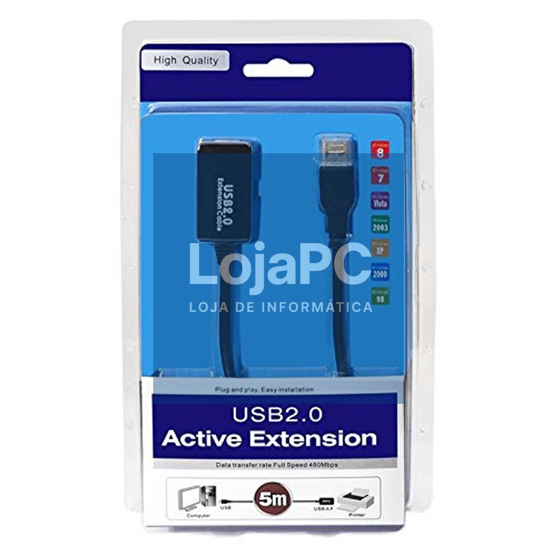 Nanocable Cable USB 2.0 Prolong.Amplificador M/H5M — imagem 3