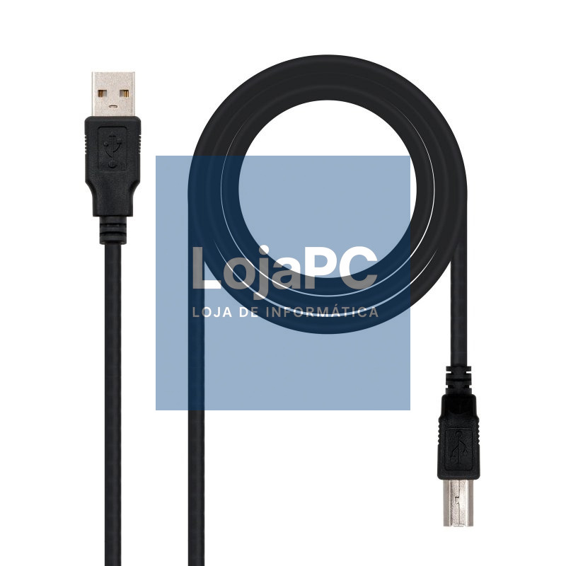 Nanocable Cable USB 2.0 Impresora Tipo A/M-B/M 1 M