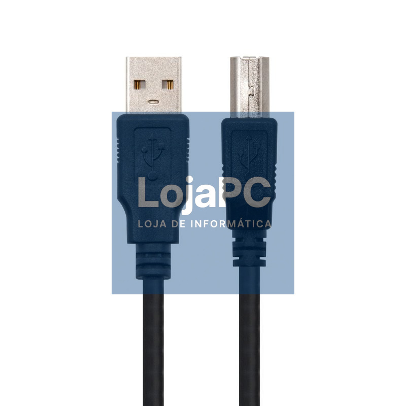 Nanocable Cable USB 2.0 Impresora Tipo A/M-B/M 1 M — imagem 3