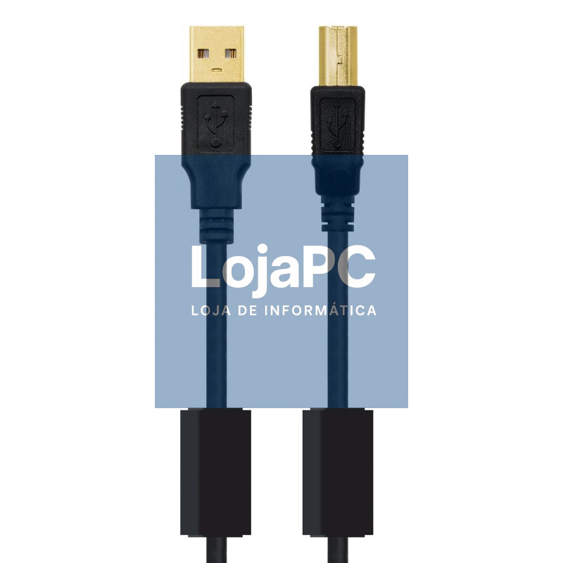 Nanocable Cable USB 2.0 Impresora Ferrita 5 M — imagem 3