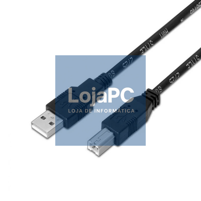 Aisens Cable USB 2.0 tipo A/M-B/M 1.8m
