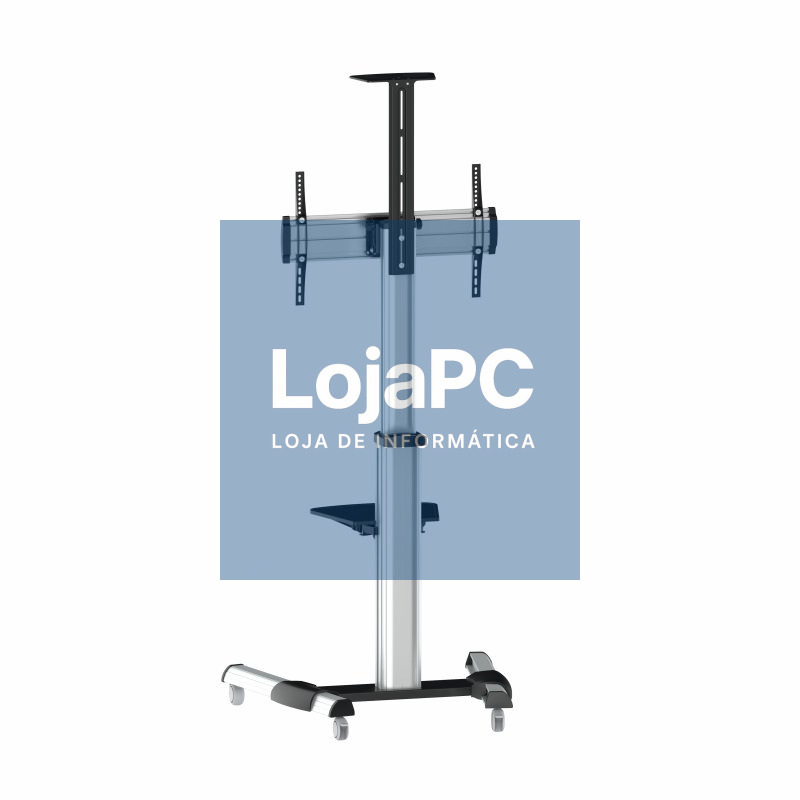 Tooq FS1870M-B Soporte TV Suelo Ruedas 37"-70" Ne — imagem 2