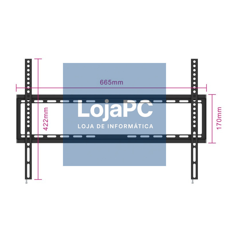 EWENT EW1503 soporte TV pared Bracket XL, 37 - 70" — imagem 2