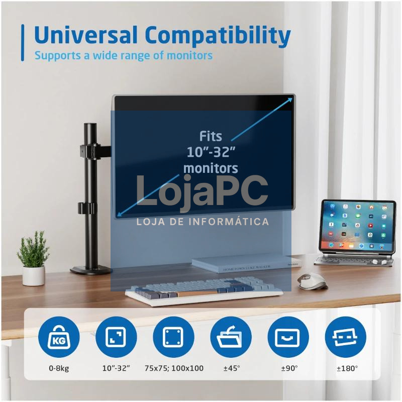 EWENT EW1510 soporte mesa1 monitor 13-34" — imagem 3