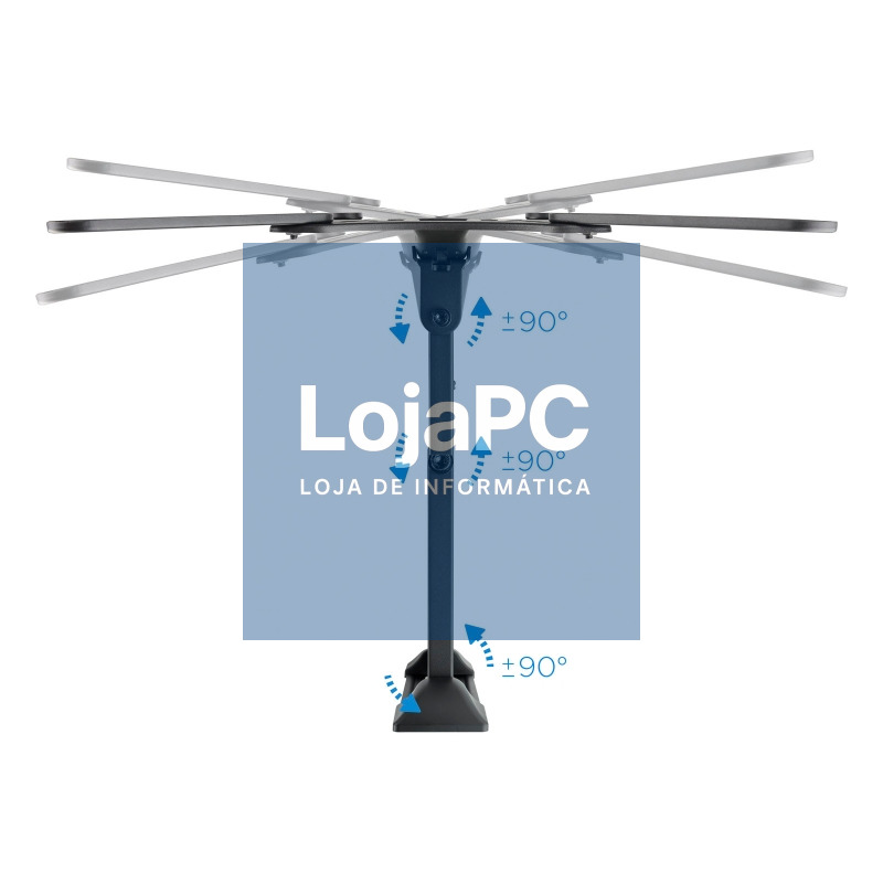 Tooq LP6055TN-B Soporte TV Incl/gira 23"-55" 3Piv — imagem 5