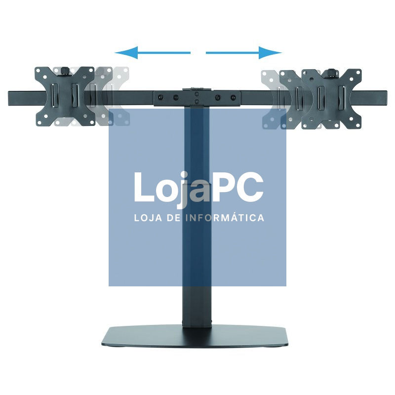 Tooq DB1727TN-B Soporte Monitor Mesa 2Brazos 17-27 — imagem 3