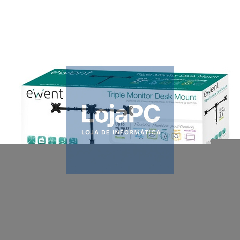 EWENT EW1513 Sopore Tv Mesa 3 Monit. Hasta 27" — imagem 3