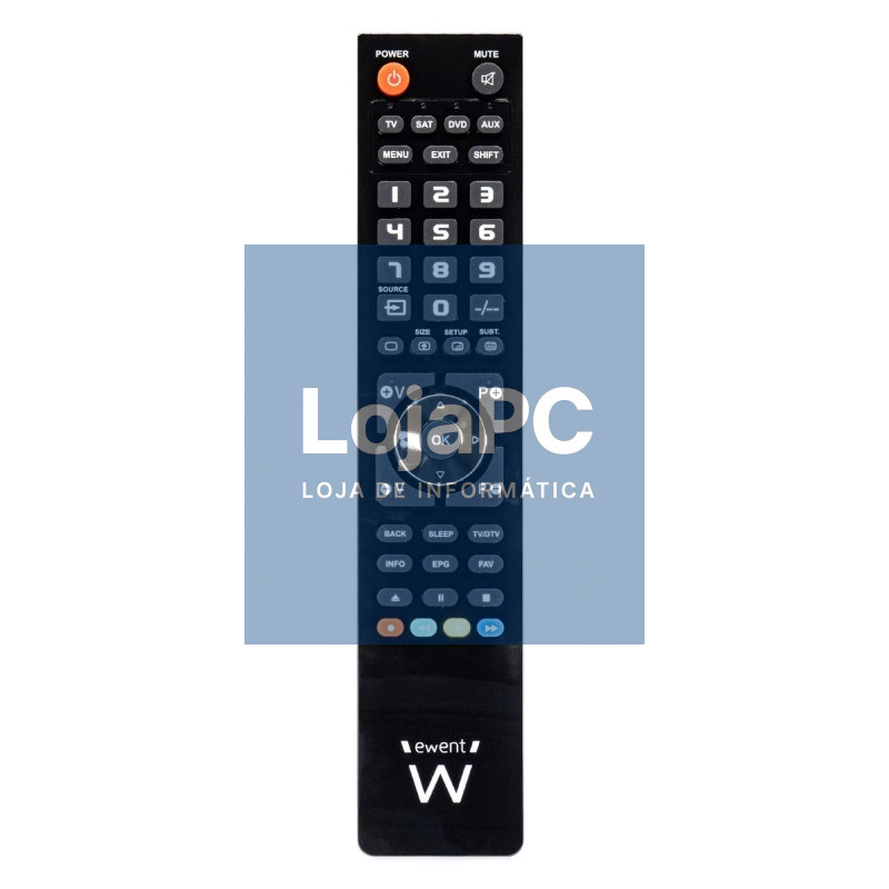 EWENT EW1570 Mando TV 4 en 1 programable x cable