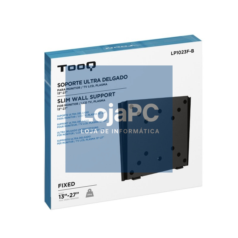 Tooq LP1023F-B Soporte TV 13"-27" Negro