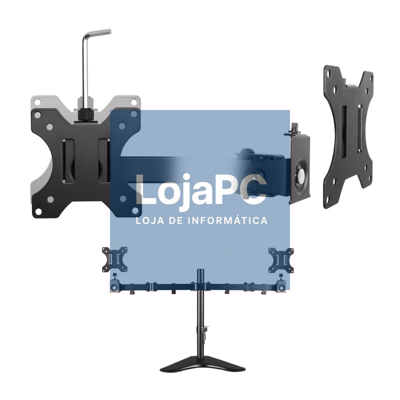EWENT EW1536 Soporte Sobremesa 2xMonitores 32" VES — imagem 5