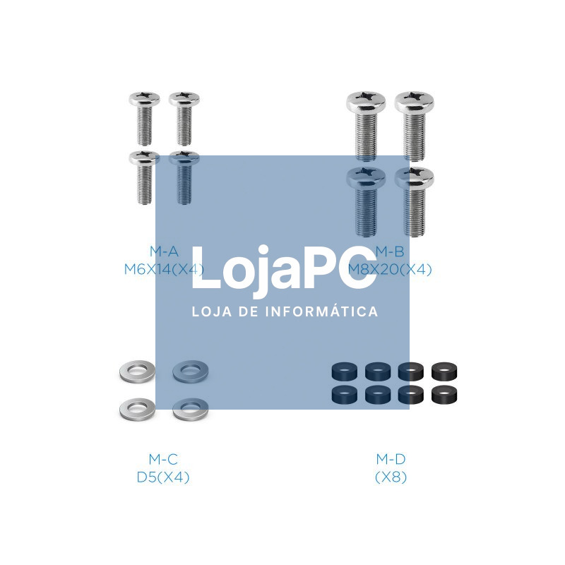 Tooq Adaptador VESA 200x200 para pantallas 23"-42" — imagem 3