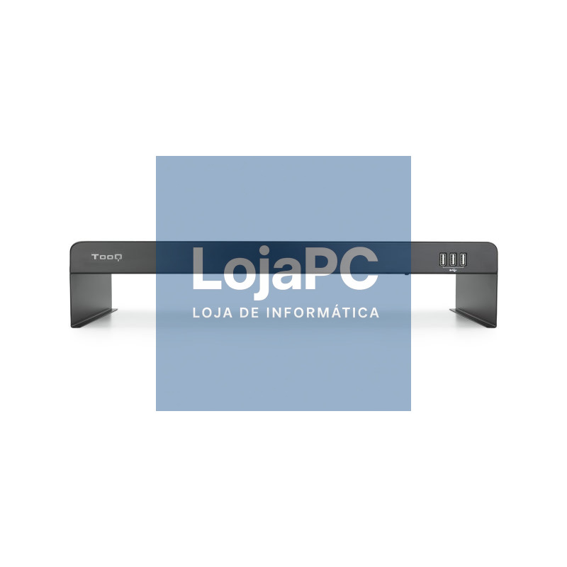 Tooq Soporte elevador monitor/portátil 3xUSB negro — imagem 2