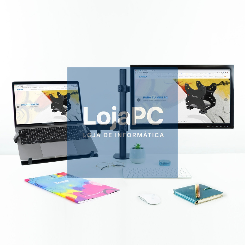 Tooq DB1200TN-B Soporte mesa monitor/portátil — imagem 5