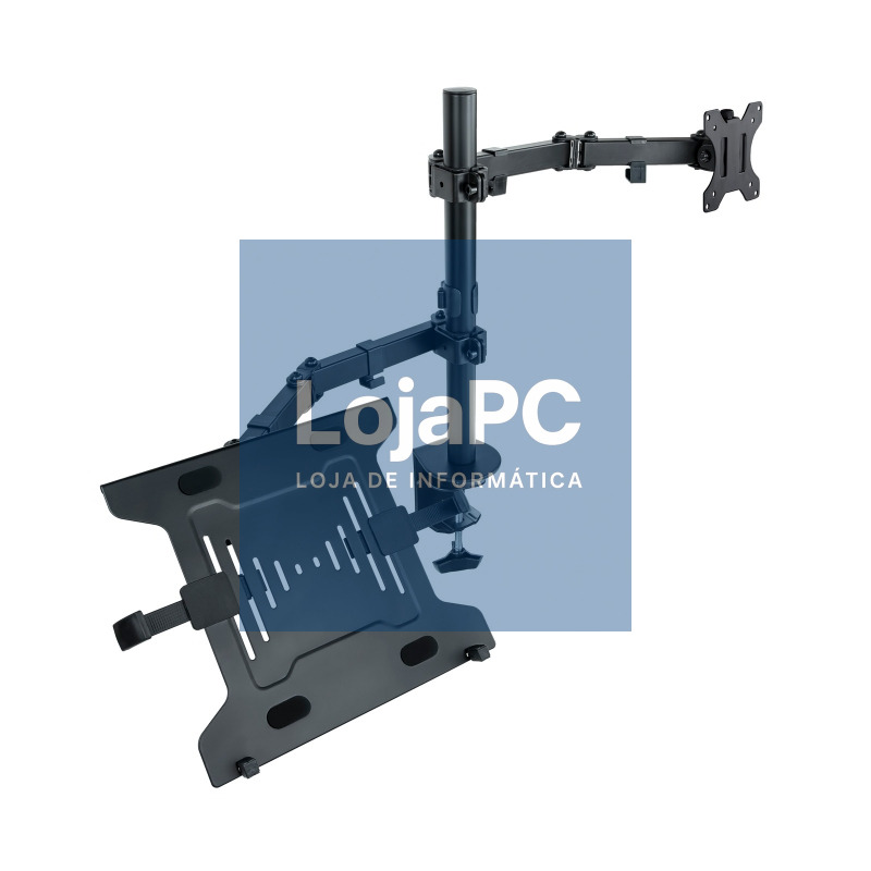 Tooq DB1200TN-B Soporte mesa monitor/portátil
