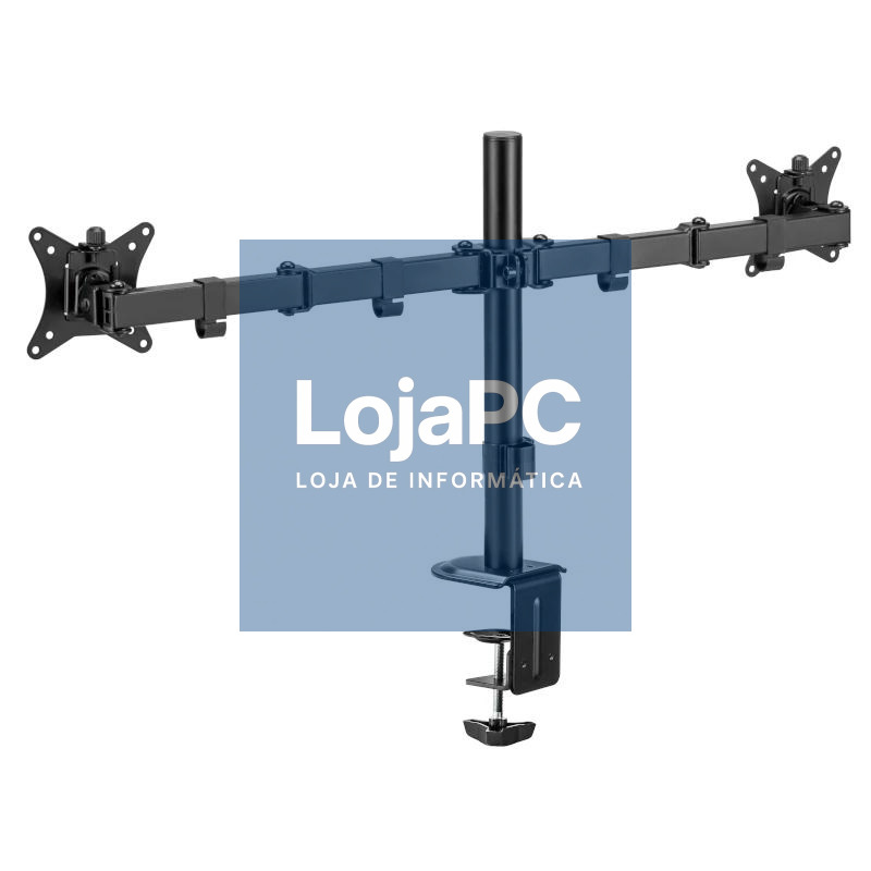 iggual SPM02 Soporte pinza mesa 2 monitores 17-32" — imagem 3