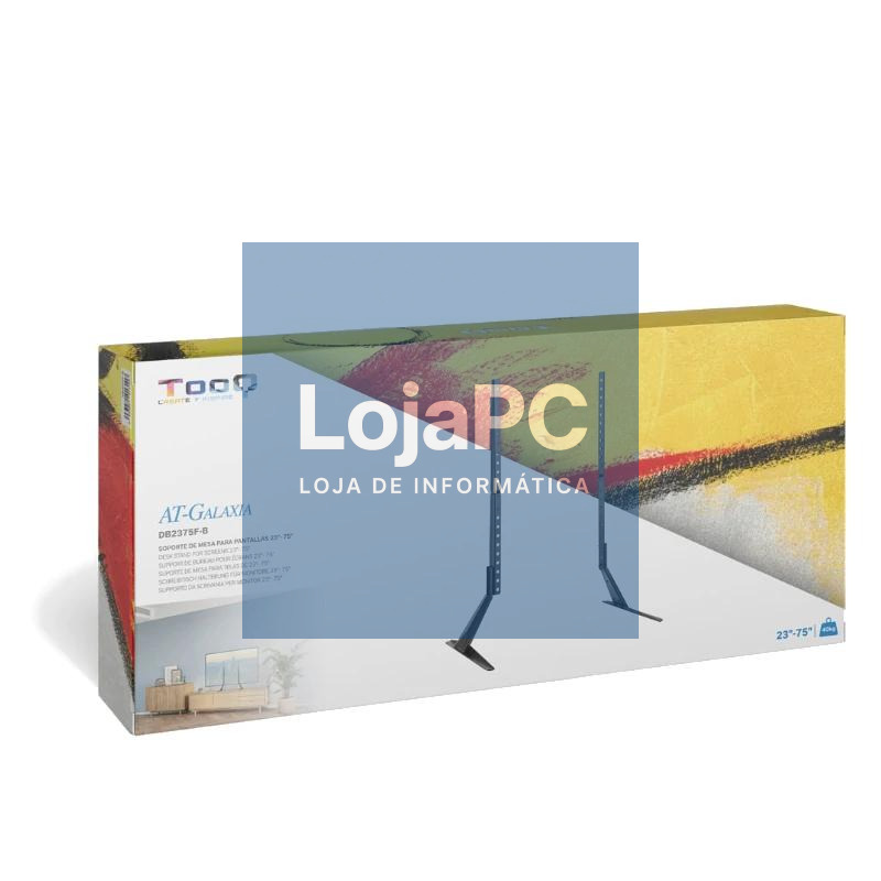 Tooq DB2375F-B Soporte mesa pantallas 23"-75" — imagem 3