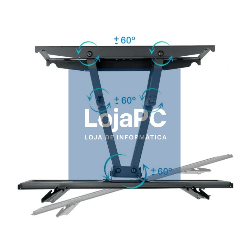 Tooq LP7846TN-B Soporte pared pantallas 32"-70" — imagem 5