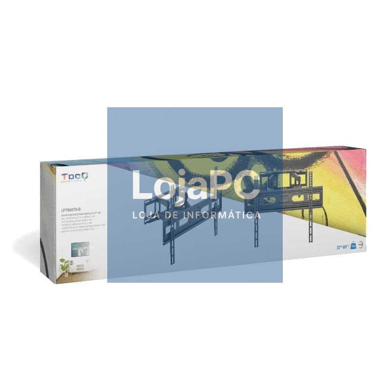 Tooq LP7866TN-B Soporte pared pantallas 37"-80" — imagem 2