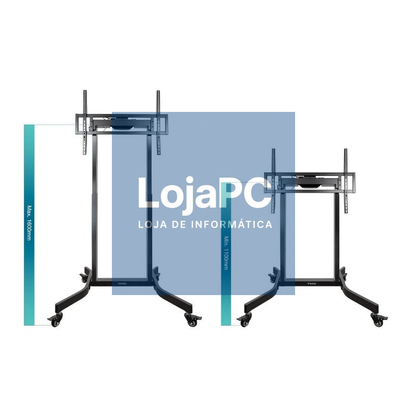 Tooq Soporte suelo ruedas eléctrico Lux 55"-100" — imagem 2