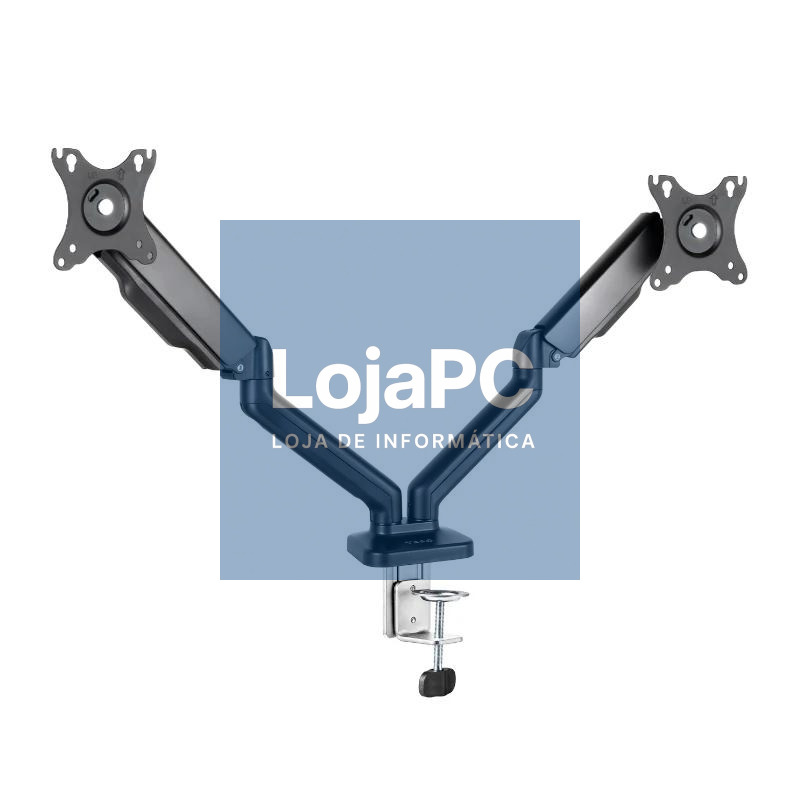 Tooq DB5132TNR-B Soporte mesa 2 brazos 17"-32"