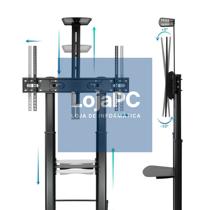Tooq Soporte Suelo/Pared fijo HIPERION 55"-100" — imagem 3