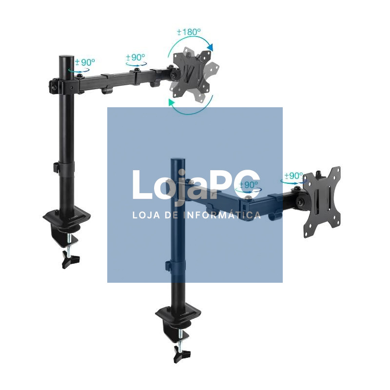 Tooq Soporte mesa DB1801TN-B 1 brazo 17-32" — imagem 5