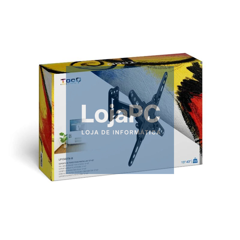 Tooq LP1343TN-B Soporte pared pantallas 13"-43" — imagem 5