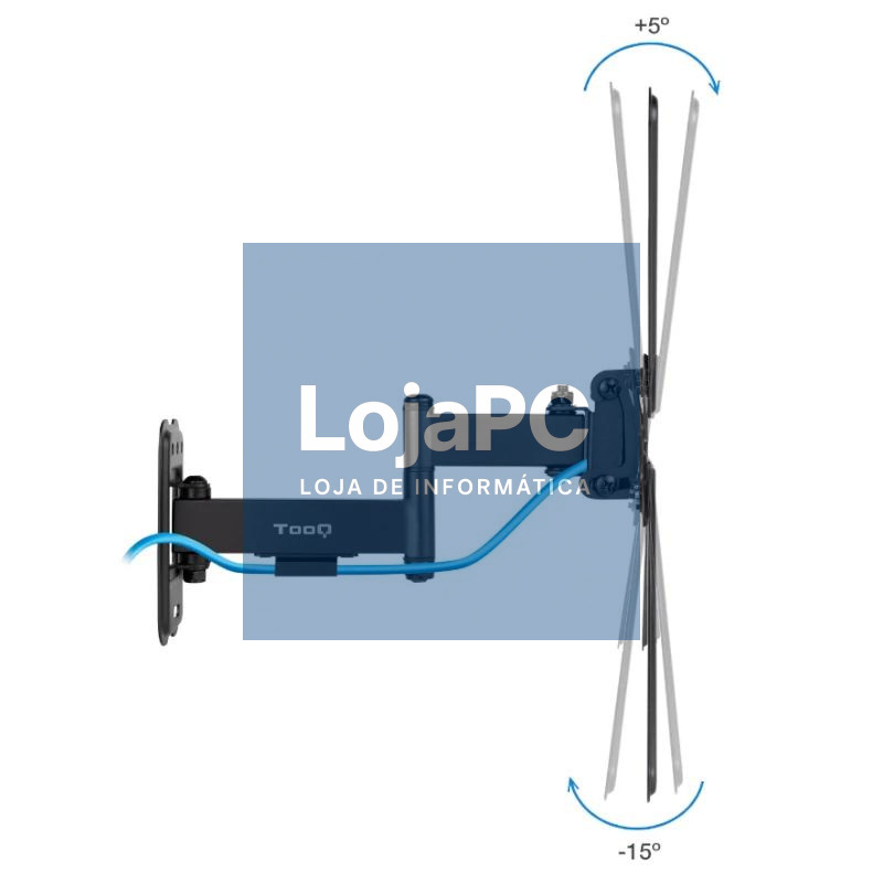 Tooq LP1356TN-B Soporte pared pantallas 13"-55" — imagem 5