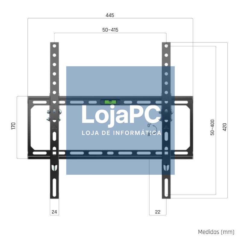 iggual SPTV15-L Soporte TV pared Incl 21"-75" 45kg — imagem 2