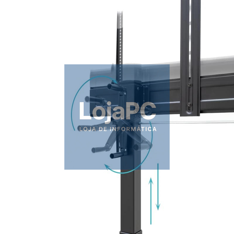Tooq FS20406HM-B Soporte ruedas Aquiles 60-100" — imagem 5
