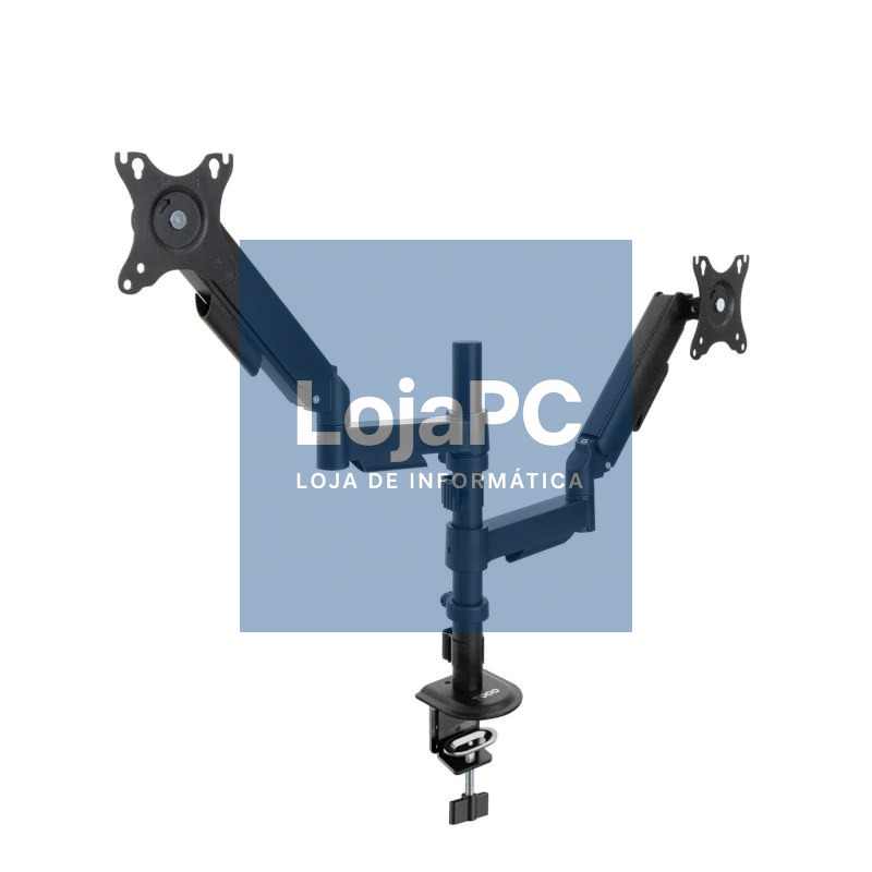 Tooq Soporte mesa DB1533TNR-B 2 brazo 17-32 Negro