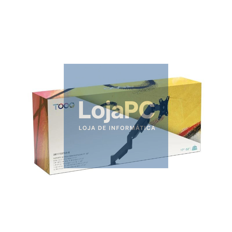 Tooq Soporte mesa DB1733TNR-B 1 brazo 17-32 Negro — imagem 3