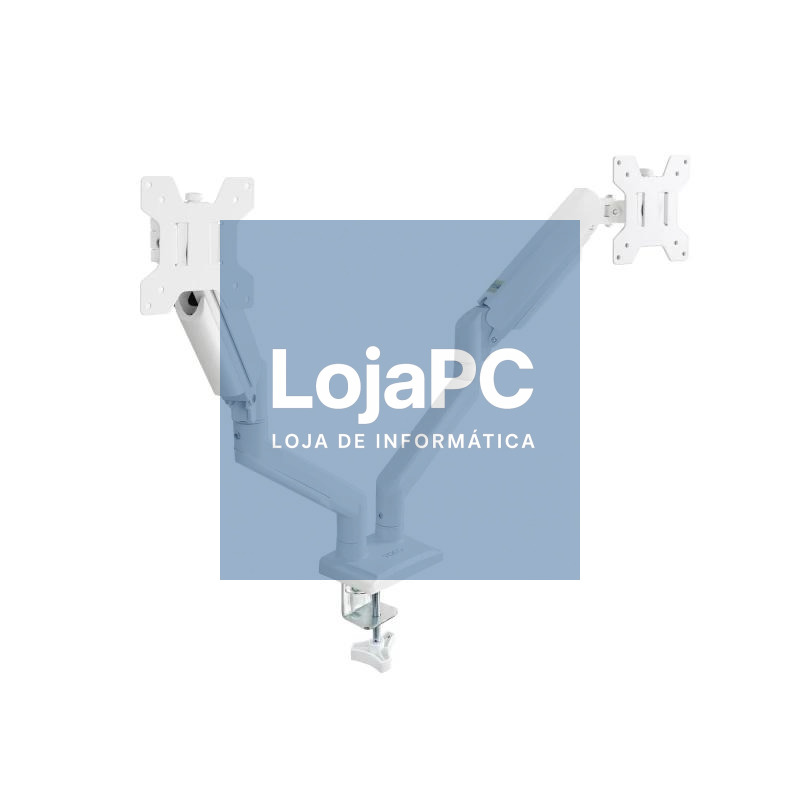 Tooq Soporte mesa DB1434TNR-W 2 brazo 13-34 Blanco