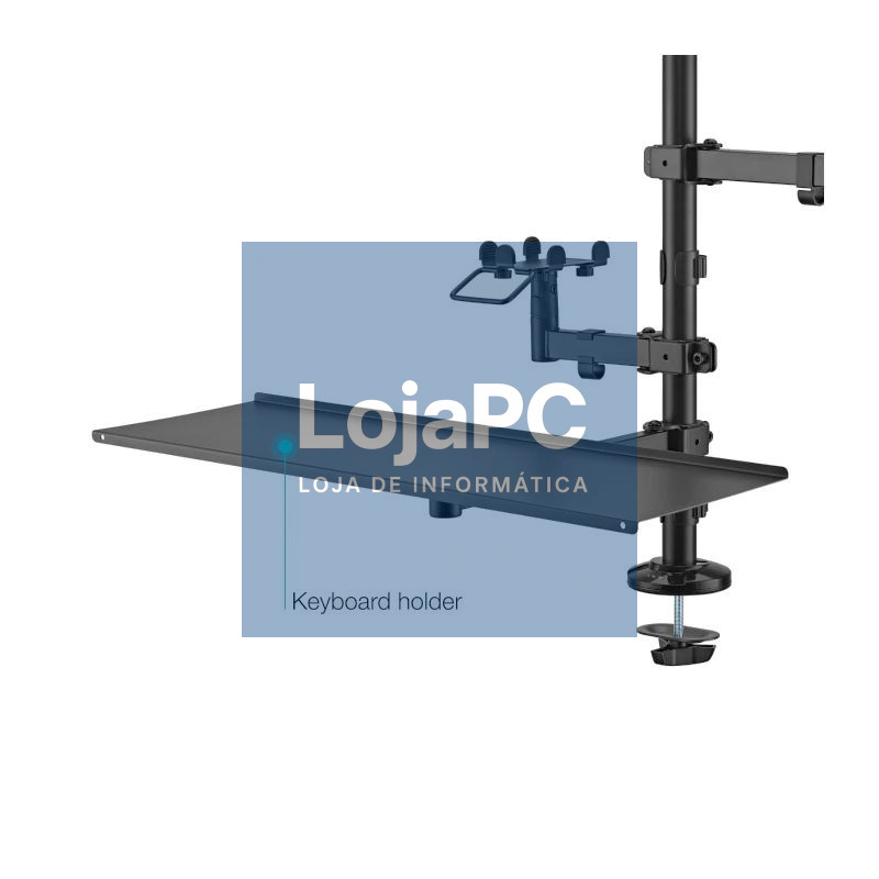 Tooq Soporte Mesa TPV-Impresora-Terminal-Lector — imagem 3