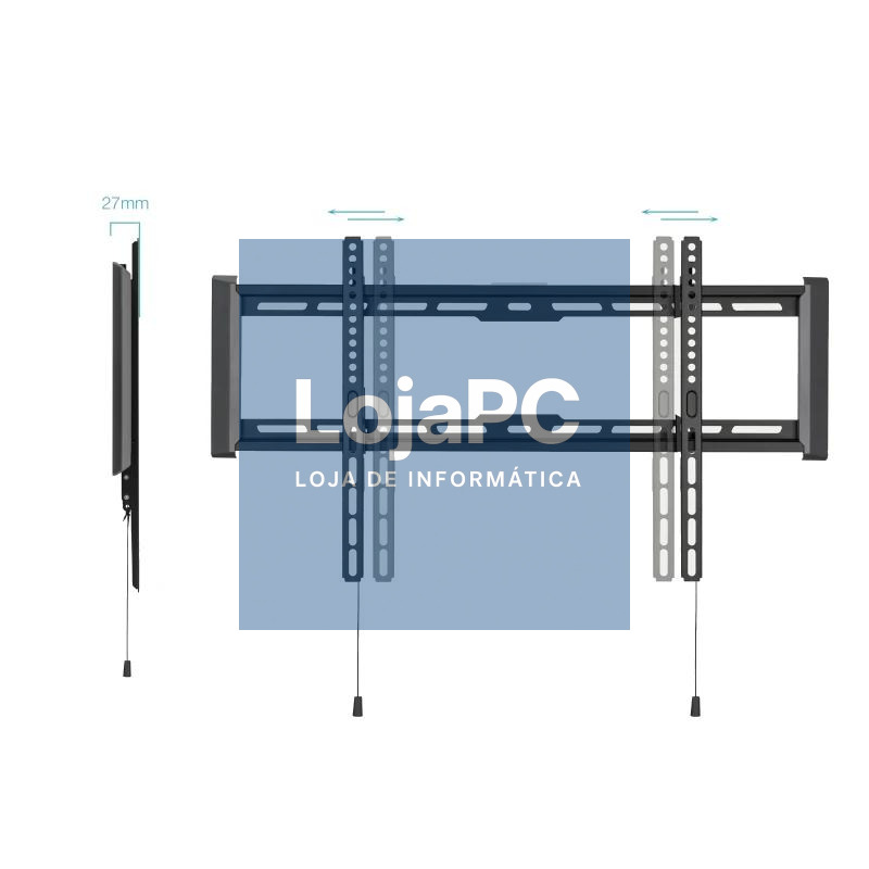 Tooq LP1083F-B Soporte Fijo 32"-80", Negro — imagem 2