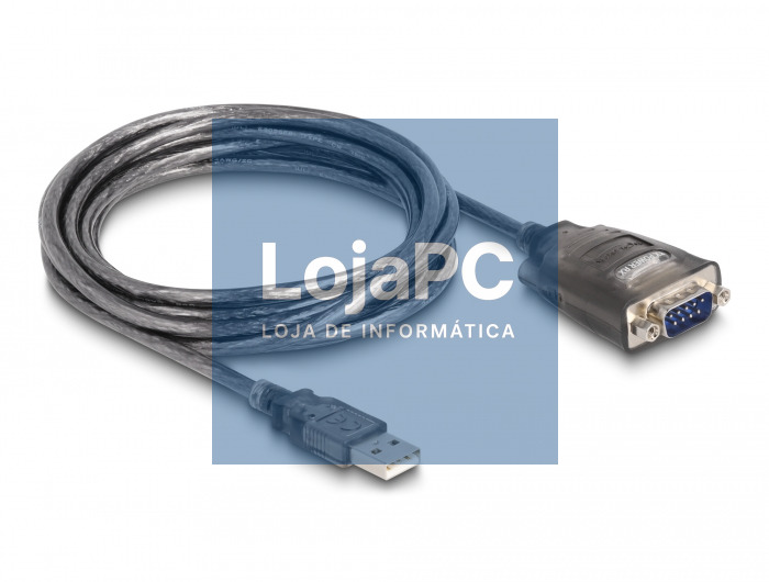 Adapt Delock USB 2.0 Tipo-A / 1x Serial RS-232 D-Sub 9 M 1mt