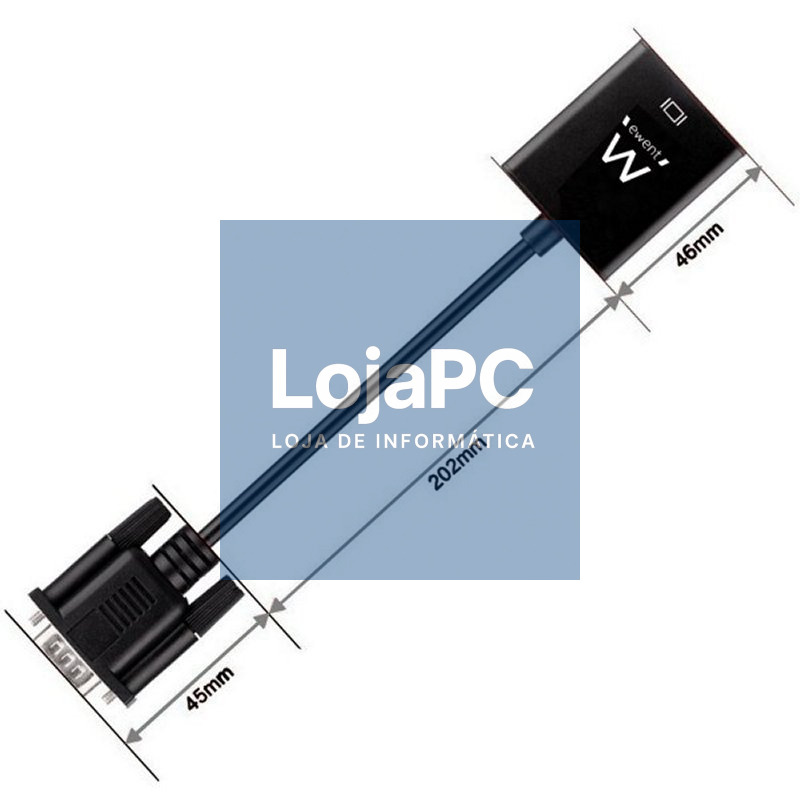 EWENT EW9866 Adaptador Vga/Hdmi con Audio — imagem 2