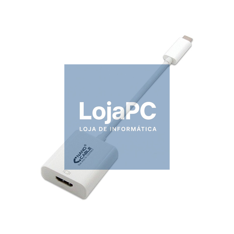 Nanocable Conversor USB-C A HDMI 4K, 15 cm