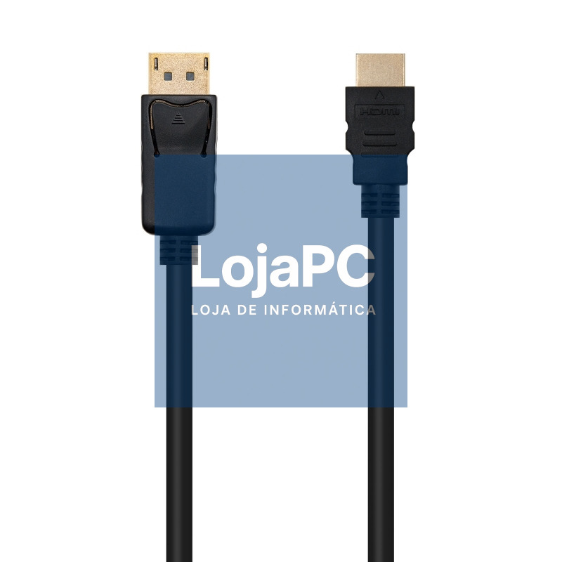 Nanocable Cable Conversor DP a HDMI 3 M Negro